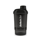 Nano Smart Shaker Transparente Biotech Preto - 300 + 150ml