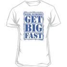 T-shirt Masculina Get Big Fast da Scitec Nutrition
